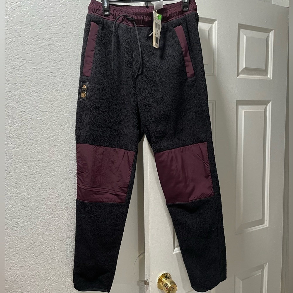 Germany National Team adidas Lifestyler Fleece Pants - Black Size Medium NWT $75